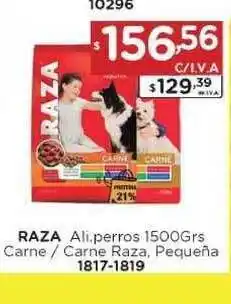 Hipermay Raza Ali.perros Carne / Carne Raza Pequeña 1500grs oferta