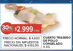 Carrefour Market CUARTO TRASERO DE POLLO CONGELADO oferta