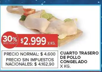 Carrefour Market CUARTO TRASERO DE POLLO CONGELADO oferta