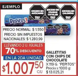 Carrefour Market Galletitas con chips de chocolate oferta