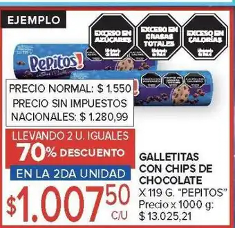Carrefour Market Galletitas con chips de chocolate oferta