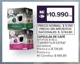 Carrefour Market Cápsulas de Café oferta