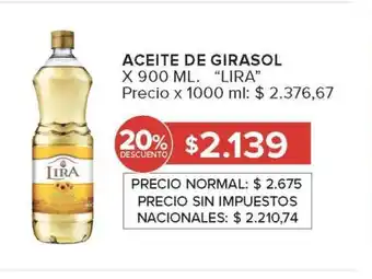 Carrefour Market aceite de girasol lira oferta