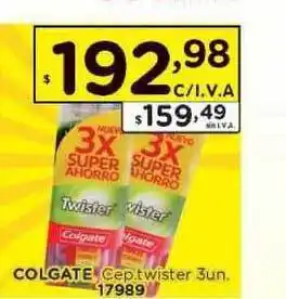 Hipermay Colgate Cep.twister 3un. oferta
