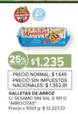 Carrefour Market Galletas de Arroz oferta