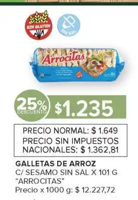 Carrefour Market Galletas de Arroz oferta