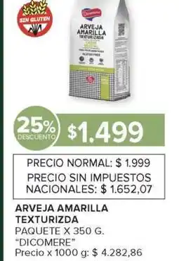 Carrefour Market ARVEJA AMARILLA TEXTURIZDA oferta