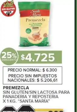 Carrefour Market Premezcla Santa María oferta
