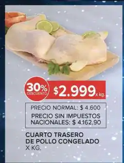 Carrefour Market CUARTO TRASERO DE POLLO CONGELADO oferta