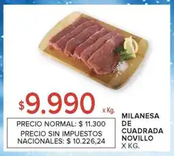 Carrefour Market Milanesa de Cuadrada Novillo oferta