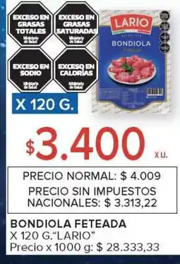 Carrefour Market Bondiola feteada oferta