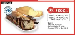 Carrefour Market Budín Sabor Vainilla/Marmolado oferta