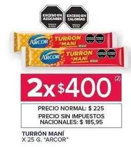 Carrefour Express Turrón Maní oferta