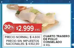 Carrefour CUARTO TRASERO DE POLLO CONGELADO oferta