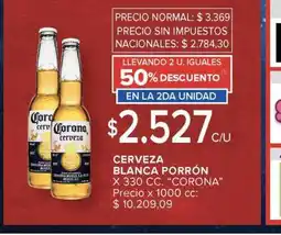 Carrefour Cerveza Blanca Porron oferta