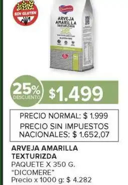Carrefour Arveja Amarilla Texturizada oferta