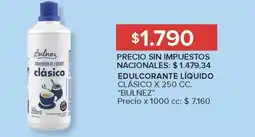 Carrefour Edulcorante Líquido Clásico oferta