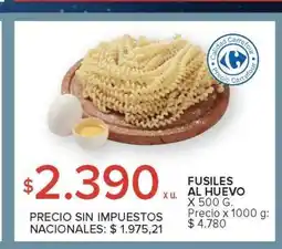 Carrefour Fusiles al Huevo oferta
