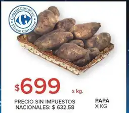 Carrefour Papa oferta