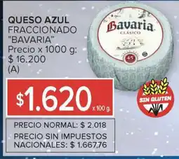 Carrefour Queso Azul Fraccionado Bavaria oferta