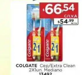 Hipermay Colgate Cep/Extra Clean Mediano 2x1un. oferta