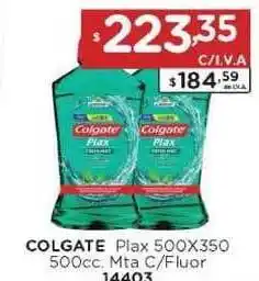 Hipermay Colgate Plax Mta C/Fluor 500x350 500cc. oferta