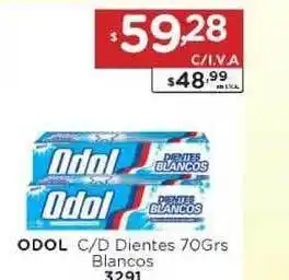 Hipermay Odol C/D Dientes Blancos 70grs oferta