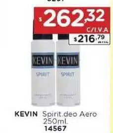Hipermay Kevin Spirit.deo Aero 250ml oferta
