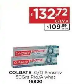 Hipermay Colgate C/D Sensitiv Pro/A.what 50grs oferta