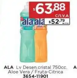 Hipermay Ala Lv Desen. Cristal Aloe Vera / Fruta-Citrica 750cc. oferta