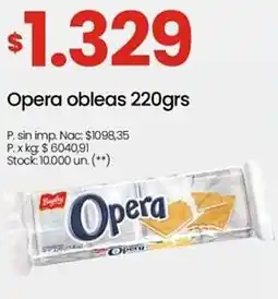 Changomas Opera obleas oferta