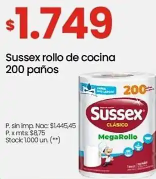 Changomas Sussex rollo de cocina oferta
