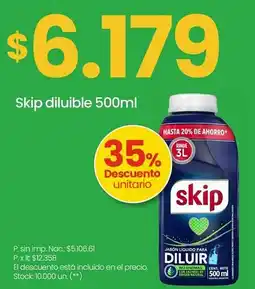 Changomas Skip diluible oferta