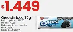 Changomas Oreo sin tacc oferta