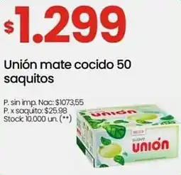 Changomas Unión mate cocido oferta