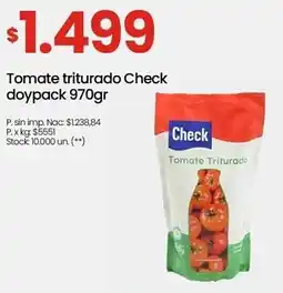 Changomas Tomate triturado Check doypack oferta