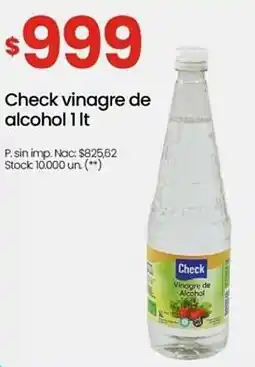 Changomas Check vinagre de alcohol oferta