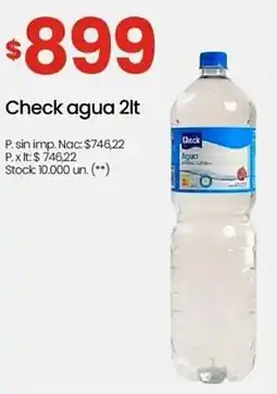 Changomas Check agua oferta