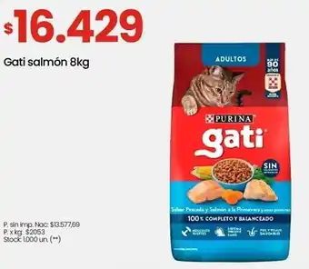 Changomas Gati salmón oferta