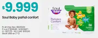 Changomas Soul Baby pañal confort oferta