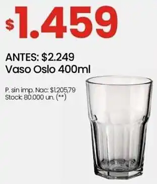 Changomas Vaso Oslo oferta