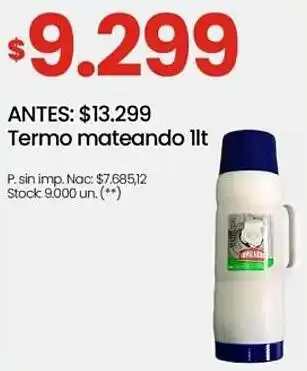 Changomas Termo mateando oferta