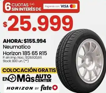 Changomas Neumatico Horizon 185 65 R15 oferta
