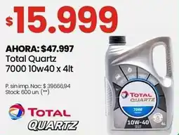 Changomas Total Quartz 7000 10W-40 oferta