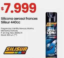 Changomas Silicona aerosol frances Silisur oferta