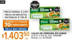 Carrefour Caldo de verdura en cubos knorr oferta