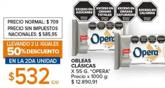 Carrefour Obleas clásicas opera oferta