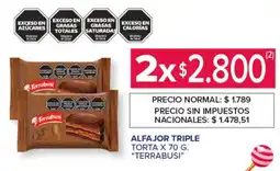 Carrefour Alfajor triple torta terrabusi oferta