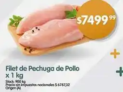 Supermercados Buenos Días Filet de Pechuga de Pollo oferta