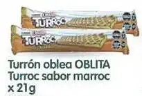 Supermercados Buenos Días Turrón oblea OBLITA Turroc sabor marroc oferta